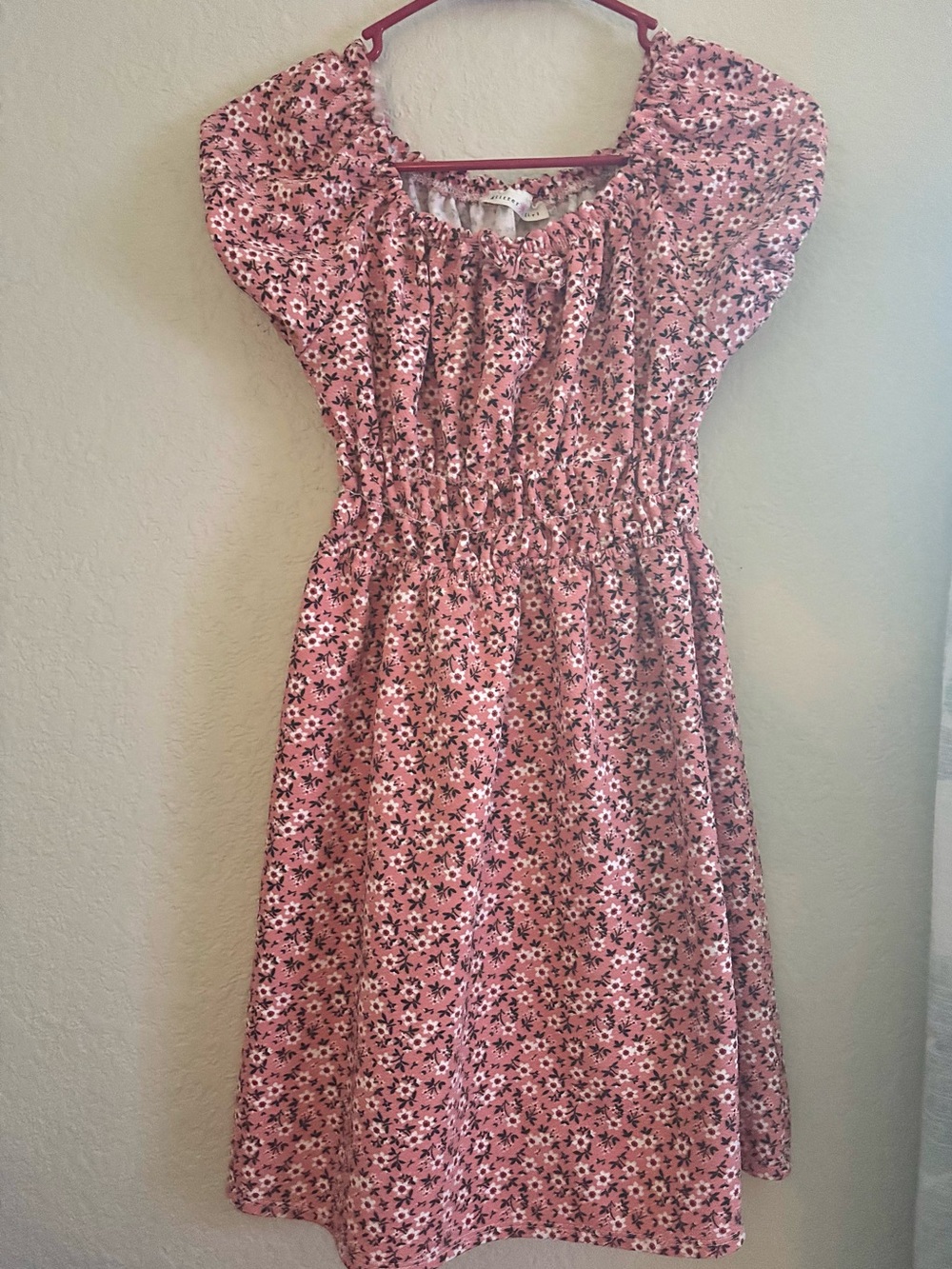Girl's Pink Floral dress